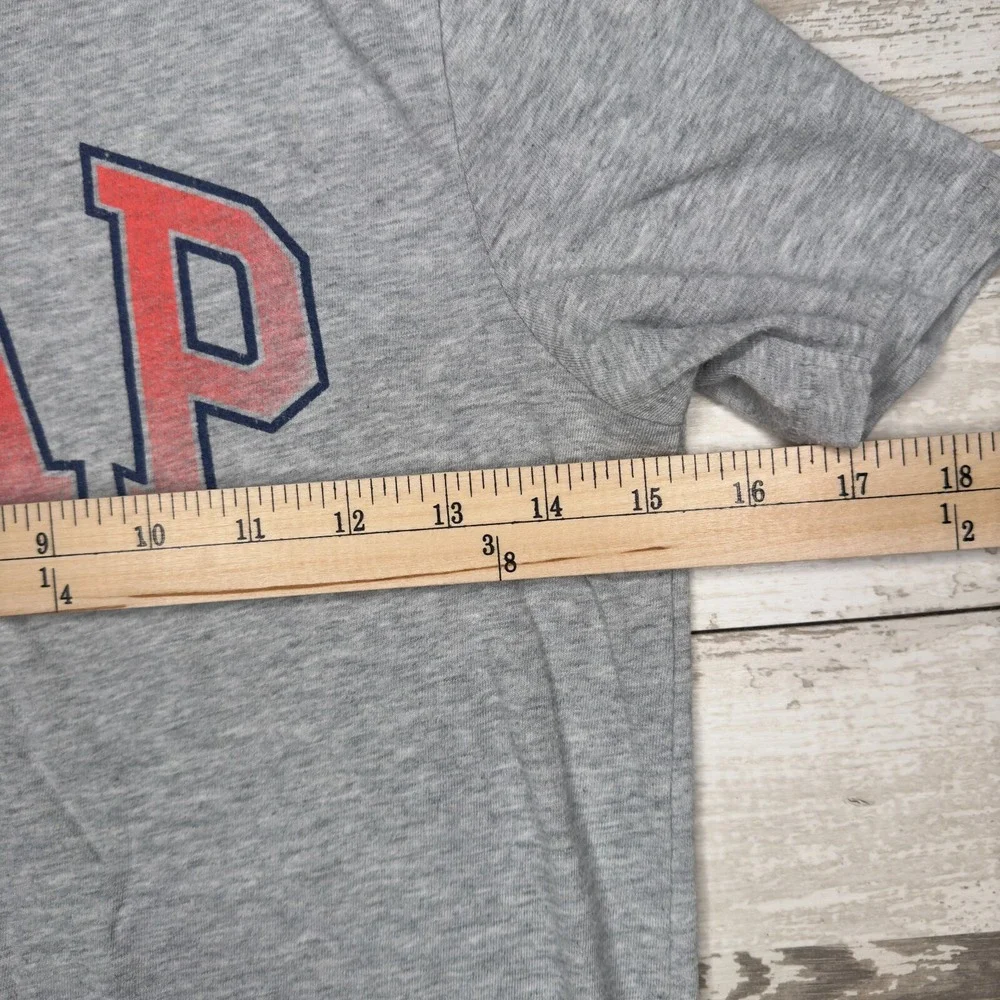 Gap Kids Gray Logo T-Shirt Boys Medium Short Sleeve Casual Tee